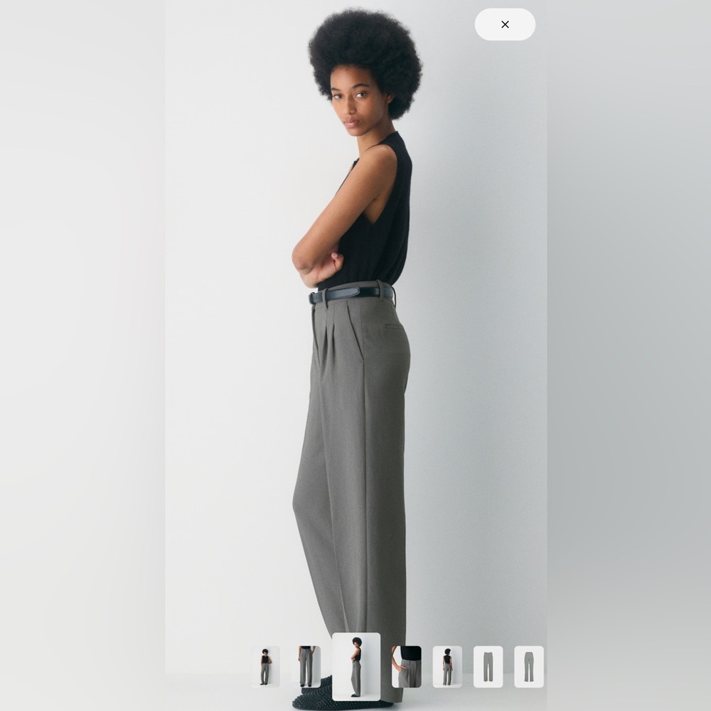 Aritzia Effortless pants in grey